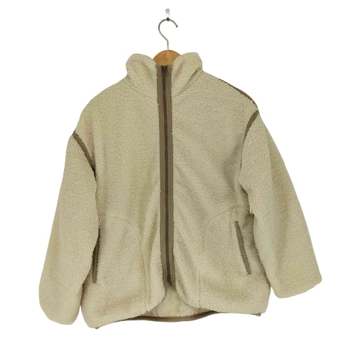 ショコラフィネローブ chocol raffine robe ボアジップジャケット レディース  FREE